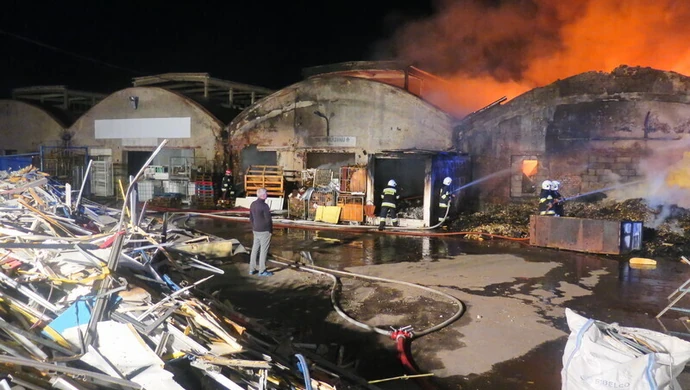 Pożar na Topolowej w Piotrkowie