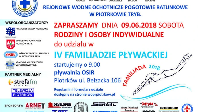 Rodzinne wyścigi w basenie