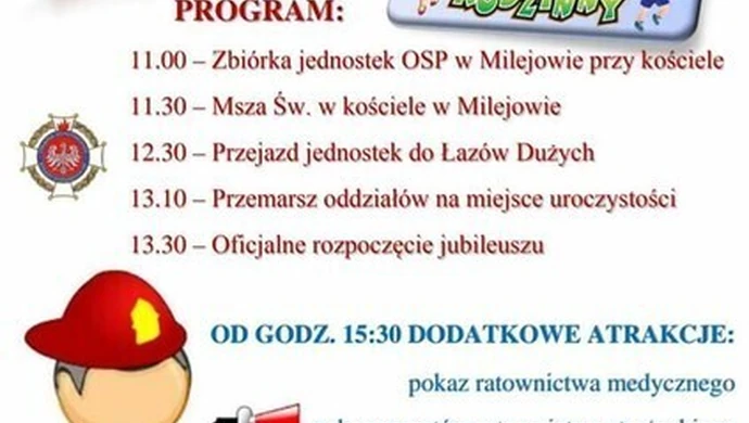 100 lat OSP w Łazach Dużych