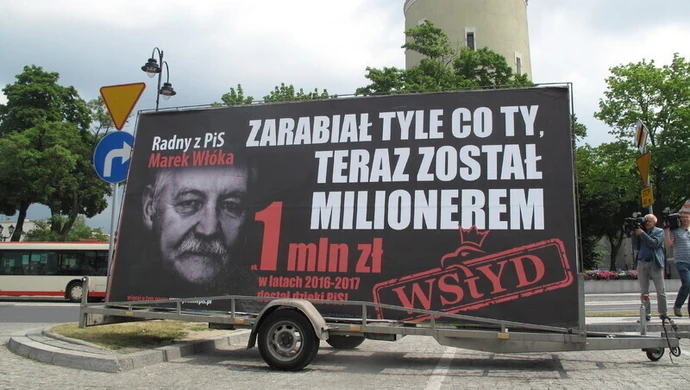 Konwój wstydu ponownie w Piotrkowie