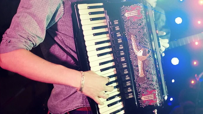 Koncert akordeonowy w Centrum idei Ku demokracji 