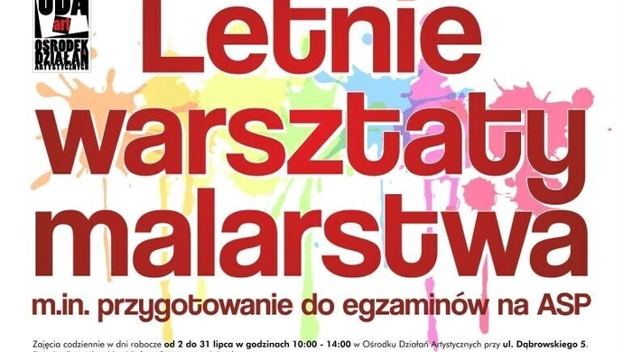 Letnie Warsztaty Malarstwa z ODA 