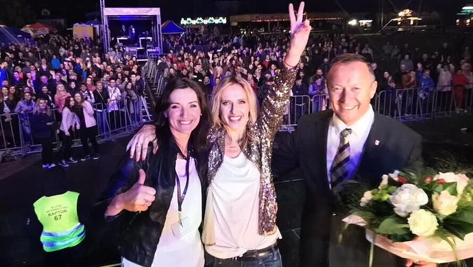 Patrycja Markowska rozpędziła chmury nad Wolborzem