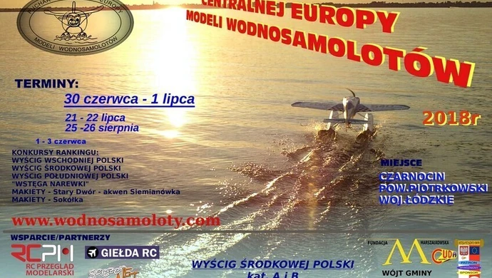Puchar Centralnej Europy Modeli Wodnosamolotów już w ten weekend nad zalewem w Czarnocinie