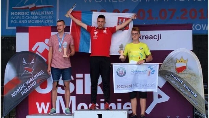 Jakub Deląg mistrzem świata w Nordic Walking 