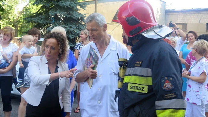 Ewakuacja w szpitalu przy Roosevelta?