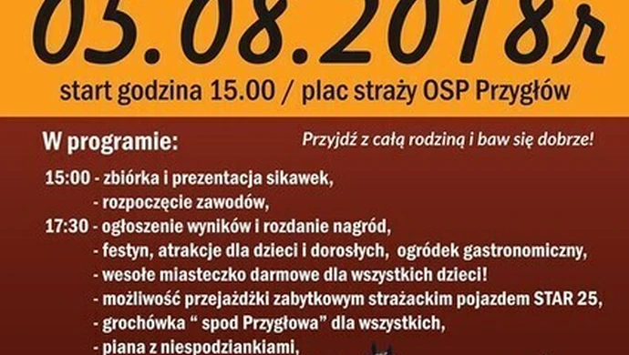 Konkurs sikawek w Przygłowie