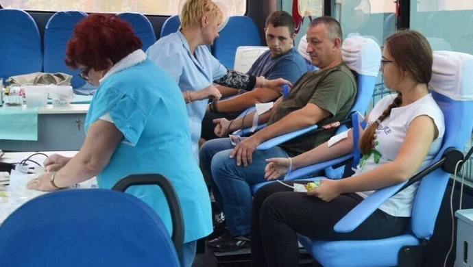 Oddawali krew i rozmawiali o bezpieczeństwie 