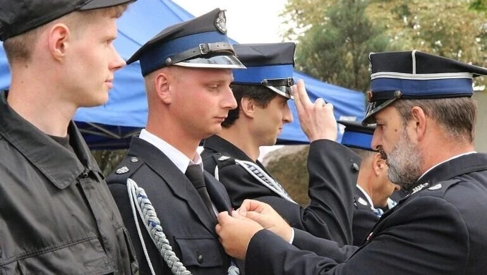 Stuletnia OSP Majków Duży z pozdrowieniami od papieża Franciszka