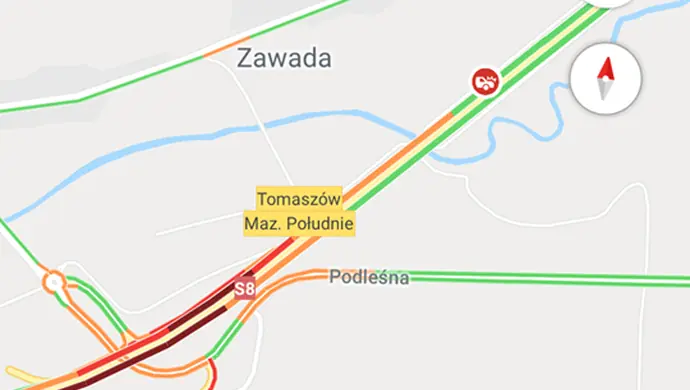 22-letni motocyklista zginął w wypadku na trasie s8