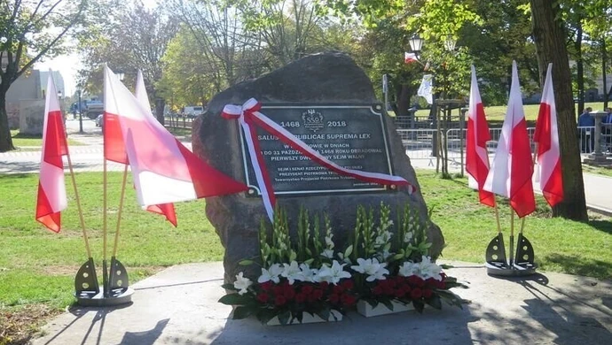 Pamiątkowa tablica odsłonięta