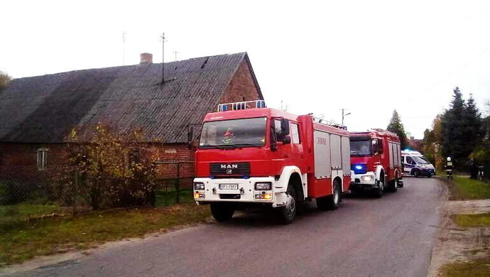 Pożar w Niechcicach. Nie żyje mężczyzna 