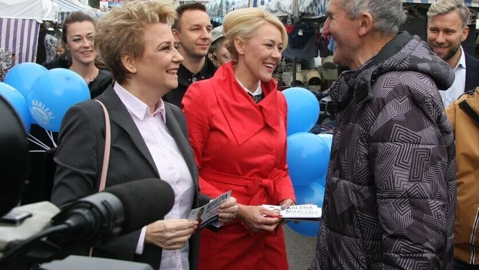 Hanna Zdanowska murem za Marleną Wężyk-Głowacką