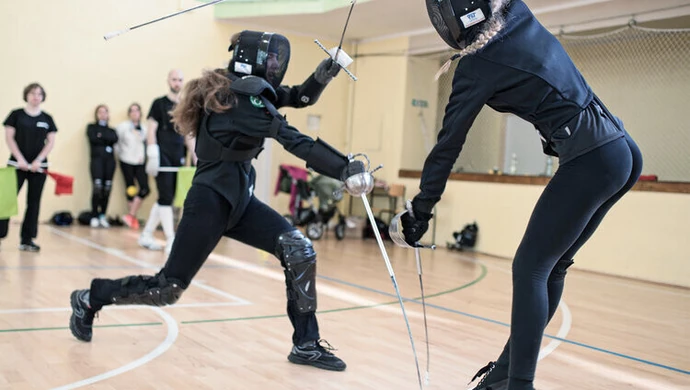Szermierskie pojedynki na najwyższym poziomie...