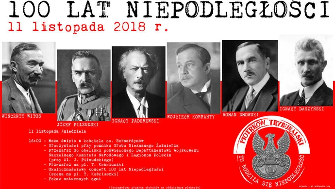 Obchody 100-lecia odzyskania niepodległości w Piotrkowie i regionie