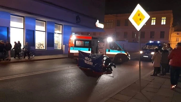 Śmiertelne potrącenie pieszej na Wojska Polskiego