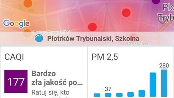 Tragiczna jakość powietrza w Piotrkowie Trybunalskim! 