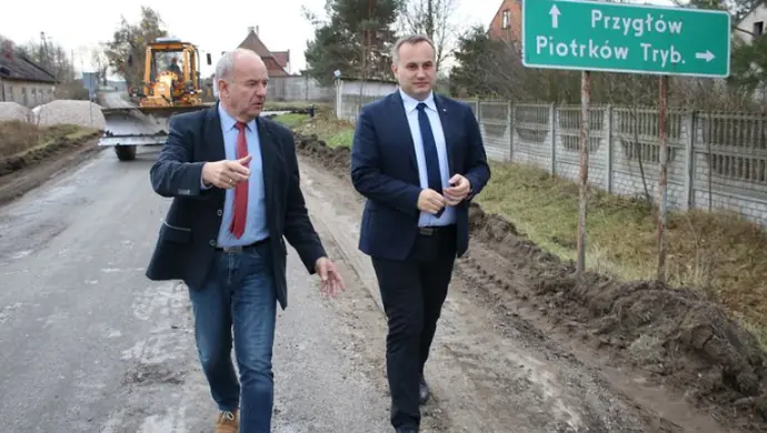 Dobiegają końca prace na drodze Przygłów &#8211; Koło