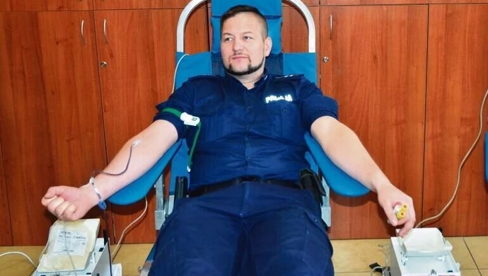 Zbierali krew dla strażaka ochotnika z OSP Zamość 