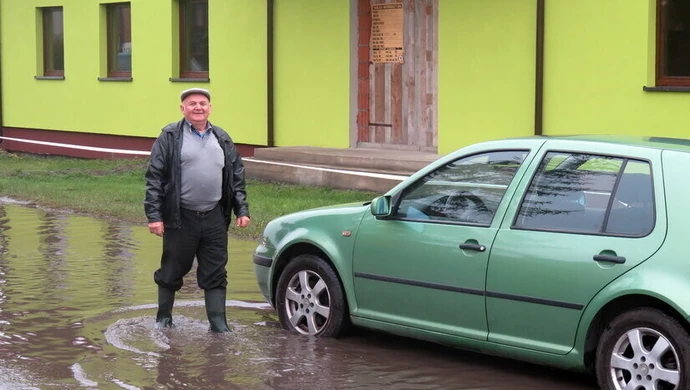 "Jezioro" na Topolowej w Przygłowie