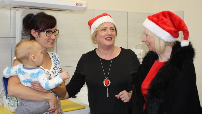 Mikołajki w szpitalu przy Roosevelta