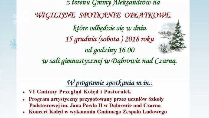 Seniorzy z Aleksandrowa będą świetować