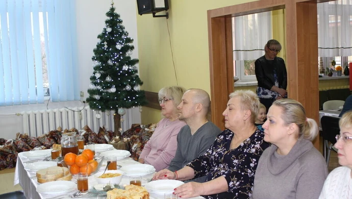 Podopieczni piotrkowskiego DDPS-u przełamali się opłatkiem