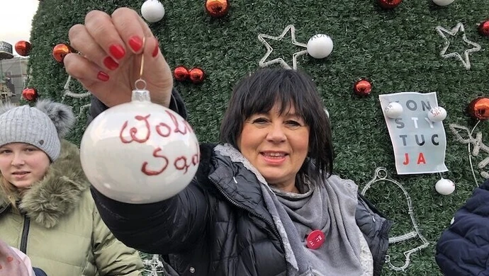 Nietypowe bombki na piotrkowskiej choince