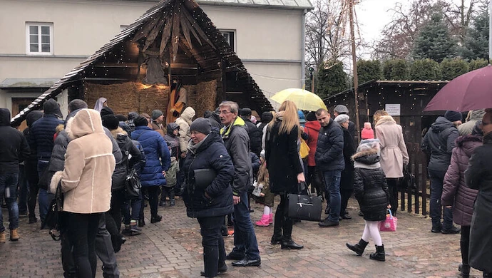 Żywa szopka u ojców Bernardynów