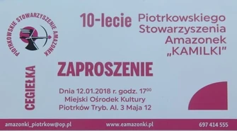 Jubileusz piotrkowskich Amazonek