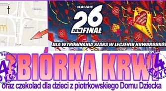 Oddaj krew podczas Finału WOŚP! 