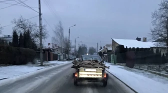 Przyczepa z martwymi sarnami na ulicach Piotrkowa [AKTUALIZACJA]