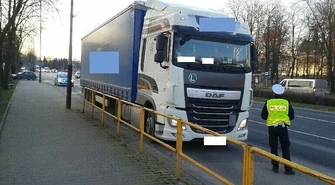 W Łódzkiem kontrolowali ciężarówki