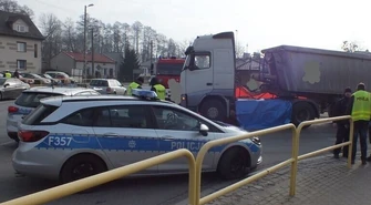 Zginęła pod kołami tira 