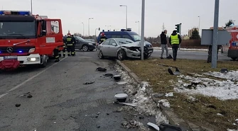 Kolejne niebezpieczne zdarzenie drogowe w tym samym miejscu