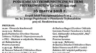 Konferencja historyczna w Piotrkowie