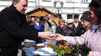 Jarmark Wielkanocny wreszcie przy słonecznej pogodzie 