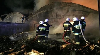 Zatrzymali sprawców podpalenia sortowni przy Topolowej?