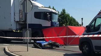 Śmiertelny wypadek  w Piotrkowie