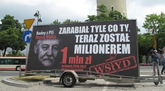 Konwój wstydu ponownie w Piotrkowie