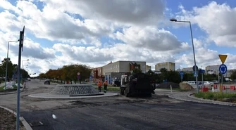 Będą układać asfalt. Kostromska będzie nieprzejezdna