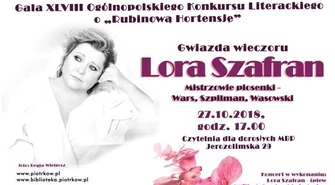 Lora Szafran zaśpiewa na "Rubinowej"