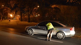 Potrącenie na pasach w Tomaszowie