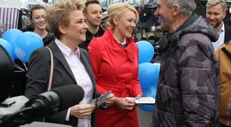 Hanna Zdanowska murem za Marleną Wężyk-Głowacką