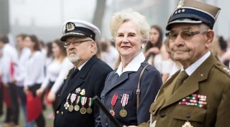 Żywa flaga w Ekonomiku