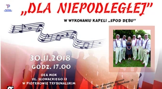 Kapela Spod Dębu zagra "Dla Niepodległej"