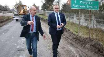 Dobiegają końca prace na drodze Przygłów &#8211; Koło