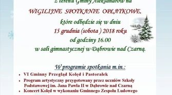 Seniorzy z Aleksandrowa będą świetować