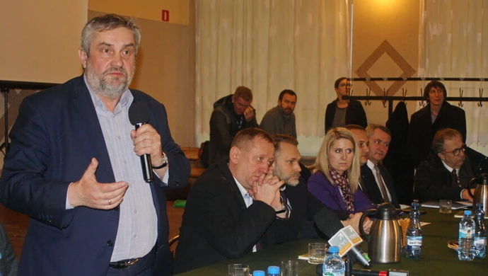 Spotkanie ministra z rolnikami w Grabicy