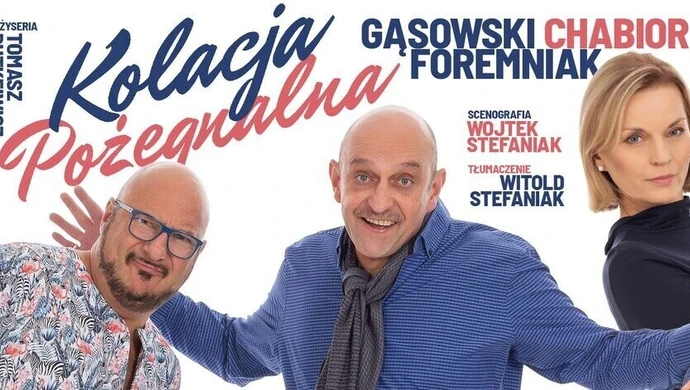 "Pożegnalna kolacja" ze znanymi aktorami na piotrkowskiej scenie MOK-u